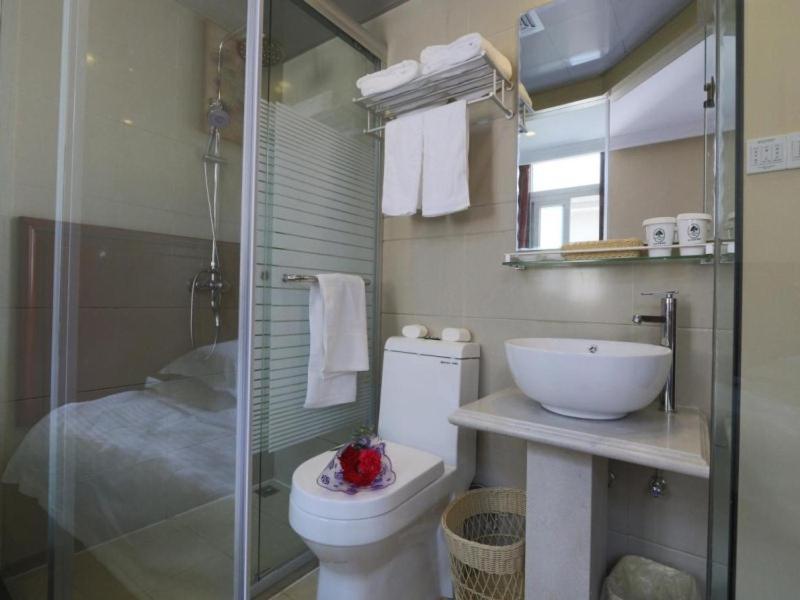 Greentree Inn Shanghai Pudong Airport Huaxia East Road Railway Station Shell Hotel Exterior photo